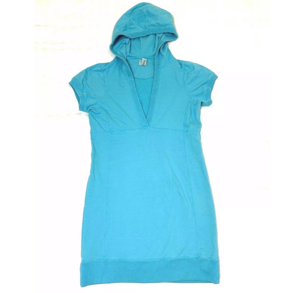 Lucky Brand Blue Swim Cover Up Hoodie XS